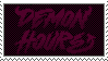 Demon Hours Stamp