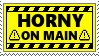 Horny On Main Stamp